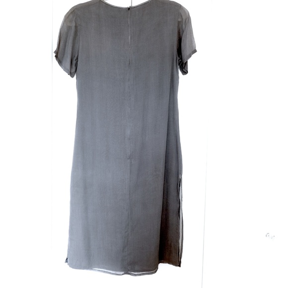 One Piece Dress in Dark Gray w/ Appliqués - Picture 2 of 6